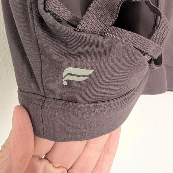 Fabletics Boost Medium Impact Sports Bra Shadow Purple Size Large - Picture 6 of 6